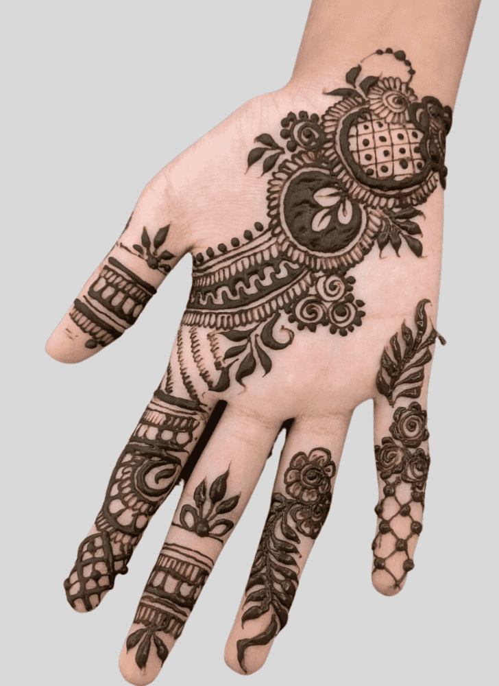 Wonderful Switzerland Mehndi Design