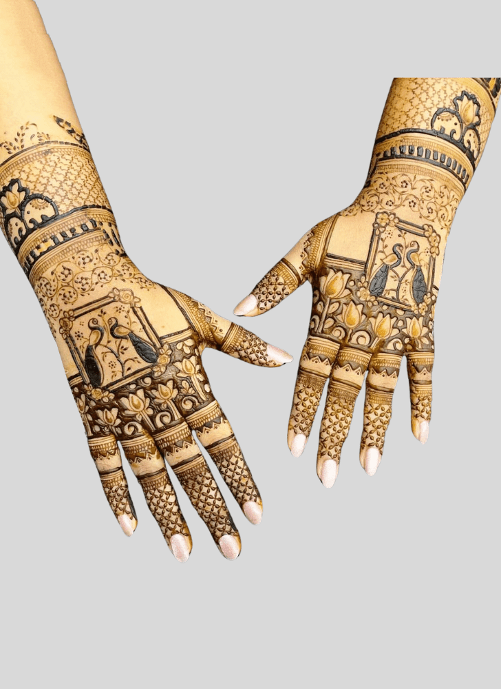 Adorable Temporary Henna Design