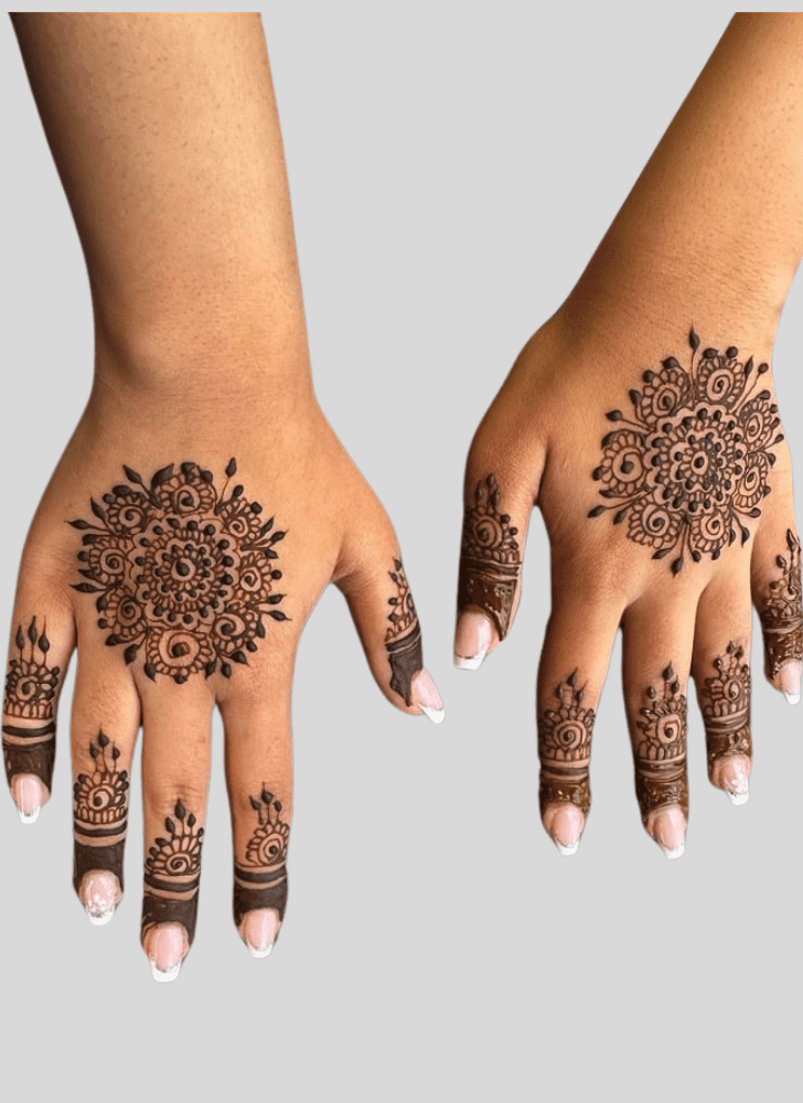 Angelic Temporary Henna Design