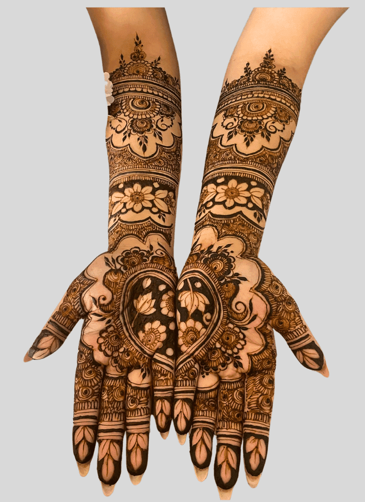 Dazzling Temporary Henna Design