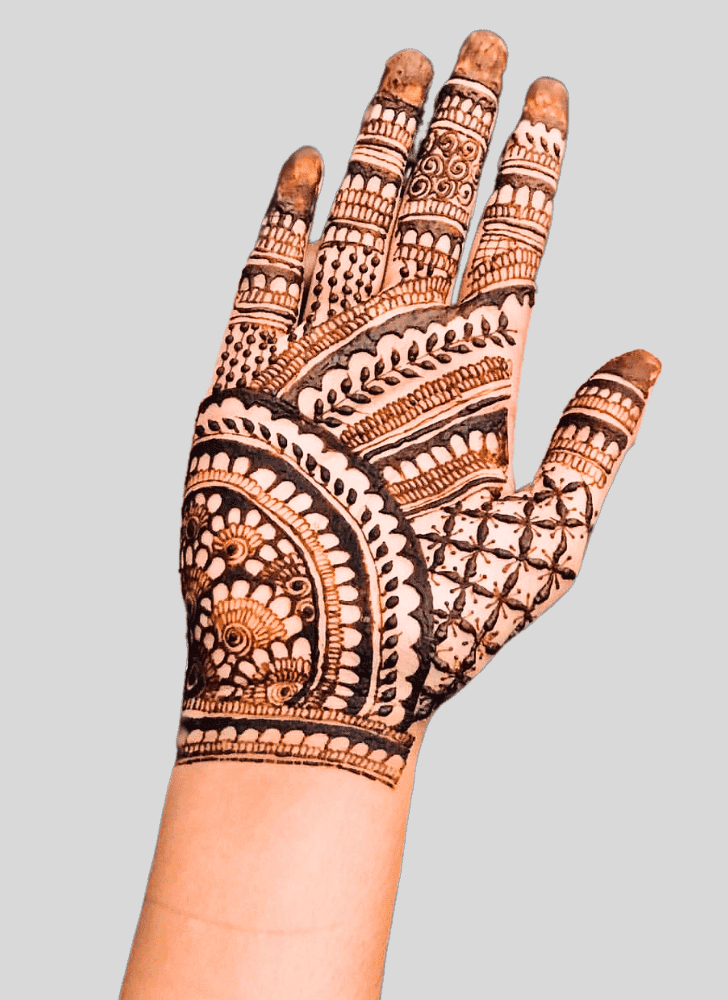 Delightful Temporary Henna Design