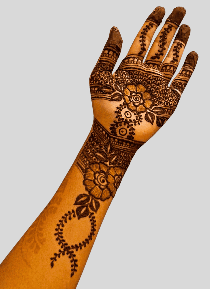 Enthralling Temporary Henna Design