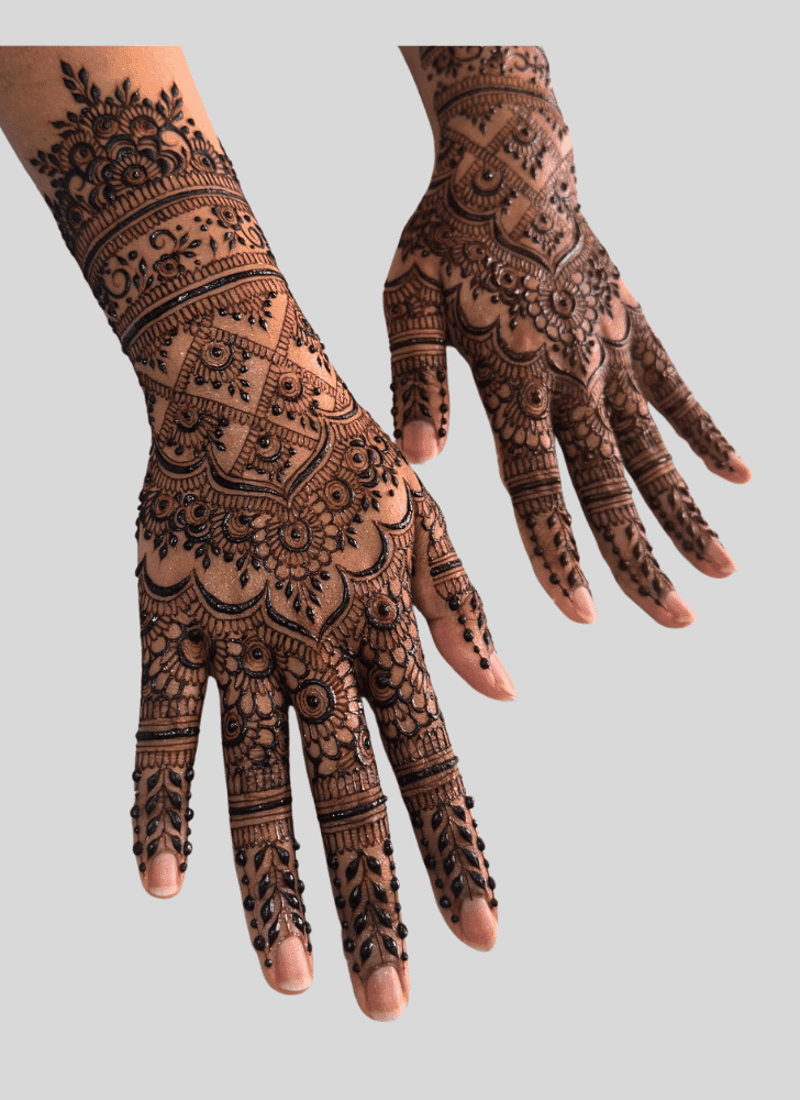 Enticing Temporary Henna Design