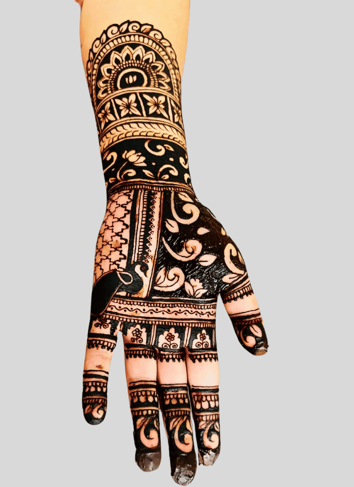 Exquisite Temporary Henna Design