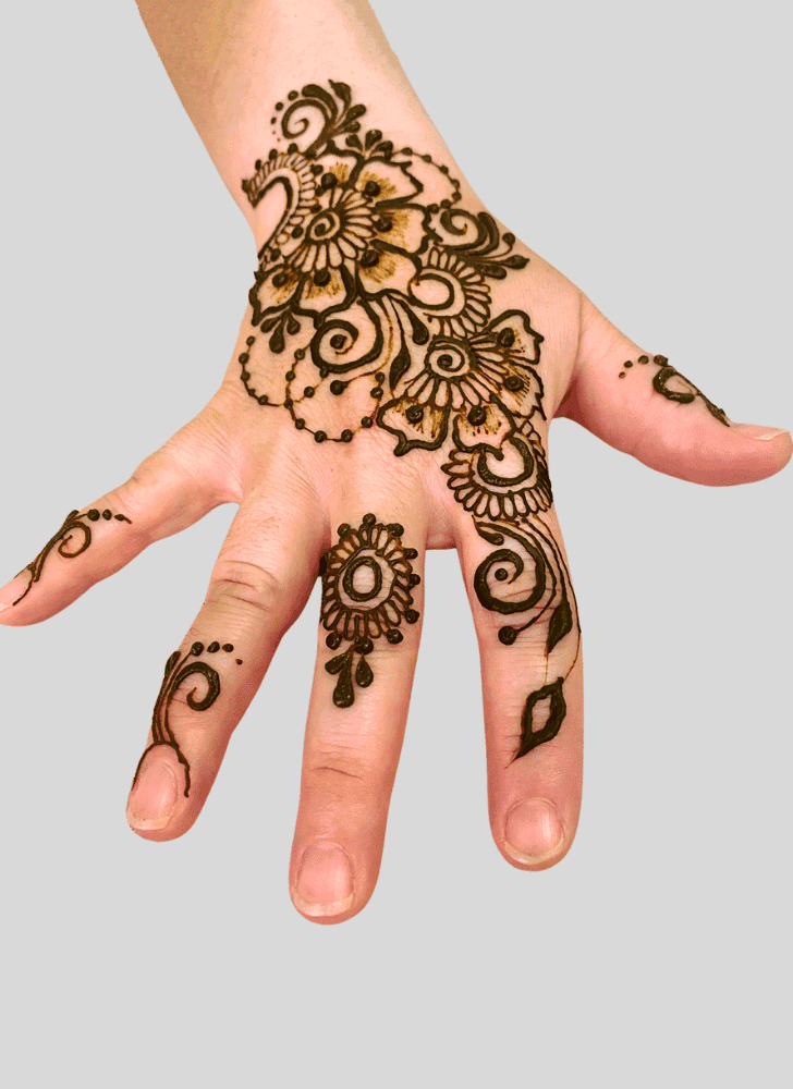 Fascinating Temporary Henna Design