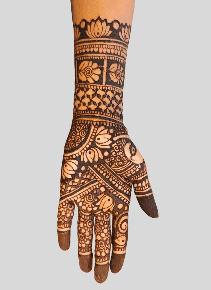 Good Looking Temporary Henna Design