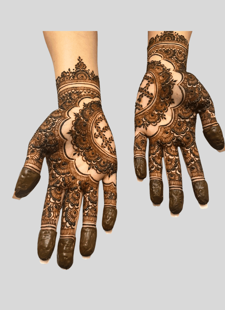 Lovely Temporary Mehndi Design