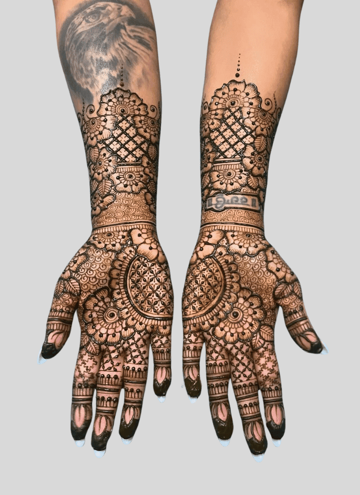 Marvelous Temporary Henna Design