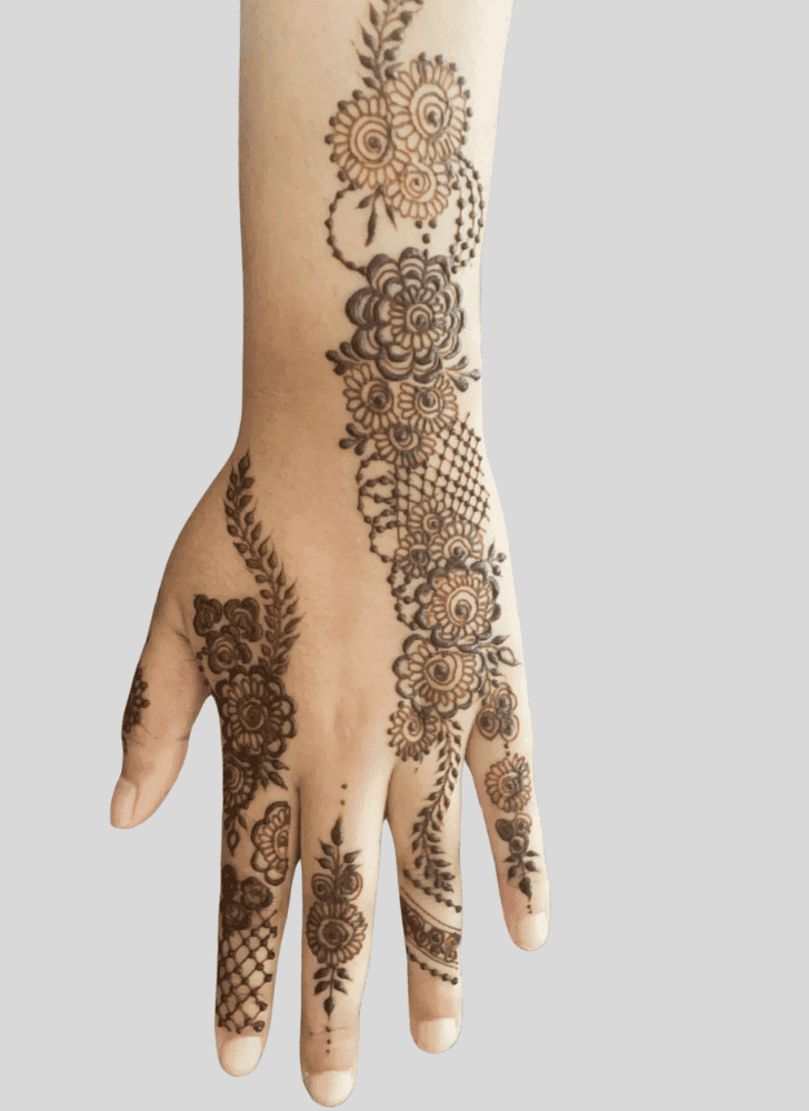 Mesmeric Temporary Henna Design