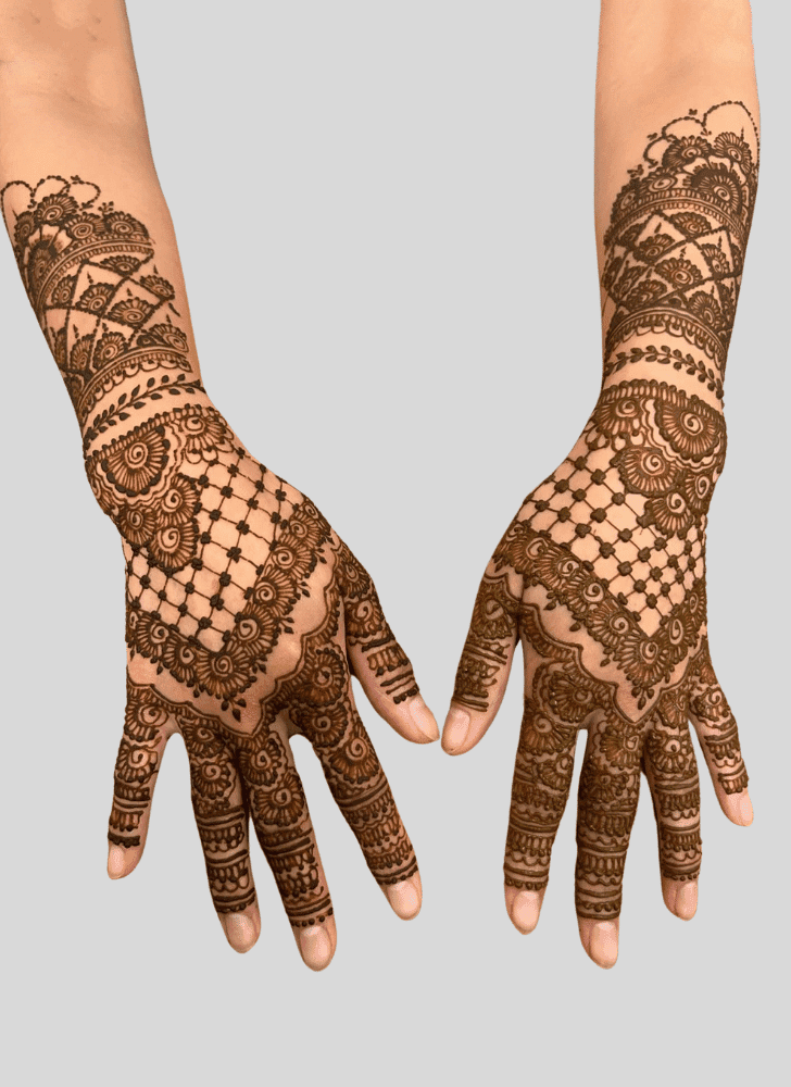 Radiant Temporary Henna Design