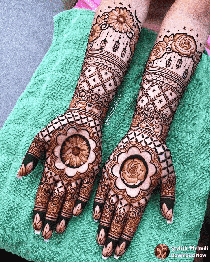 Lovely Tikki Mehndi Design