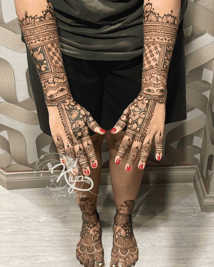 Magnificent Tiruchirappalli Henna Design