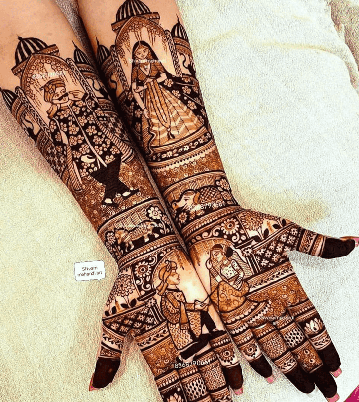 Mesmeric Trading Mehndi Design