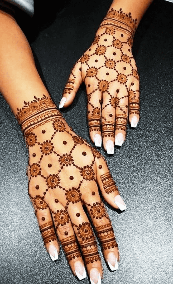 Stunning Trading Mehndi Design