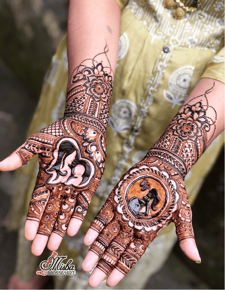 Appealing Traditional Mehndi Design