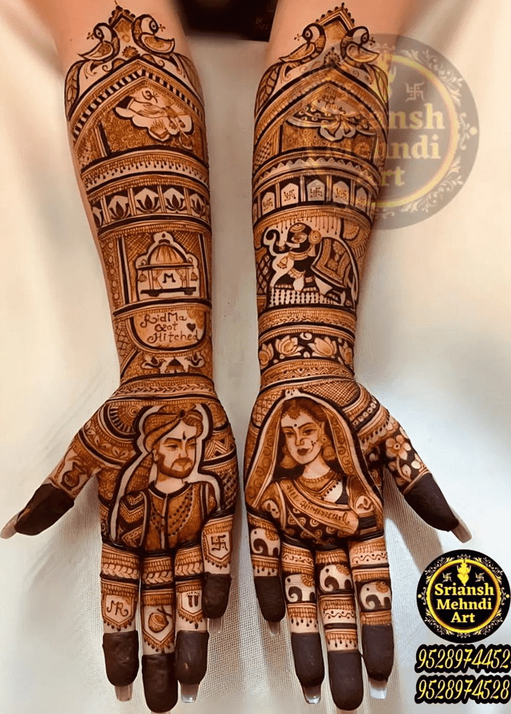 Splendid Traditional Mehndi Design