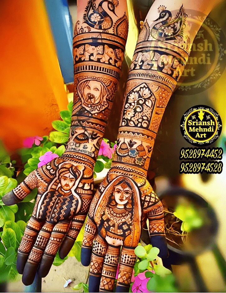 Stunning Traditional Mehndi Design