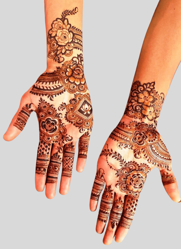 Marvelous Tribal Henna Design