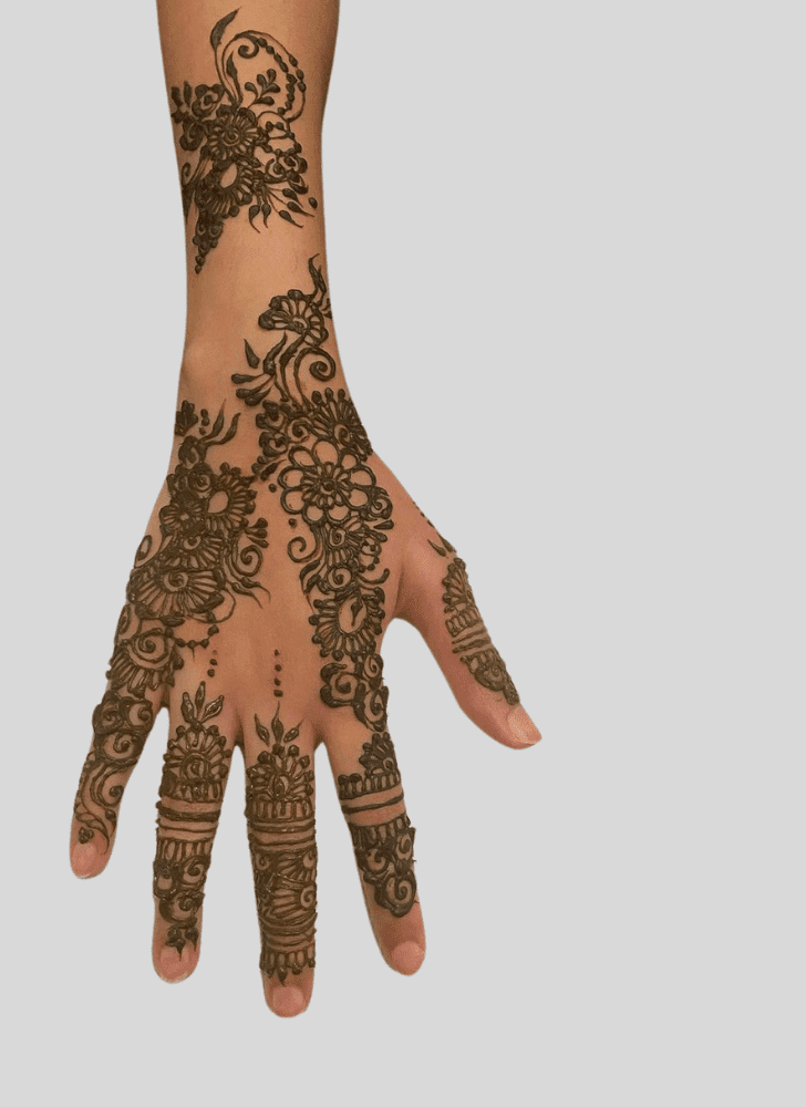 Pretty Tribal Henna Design