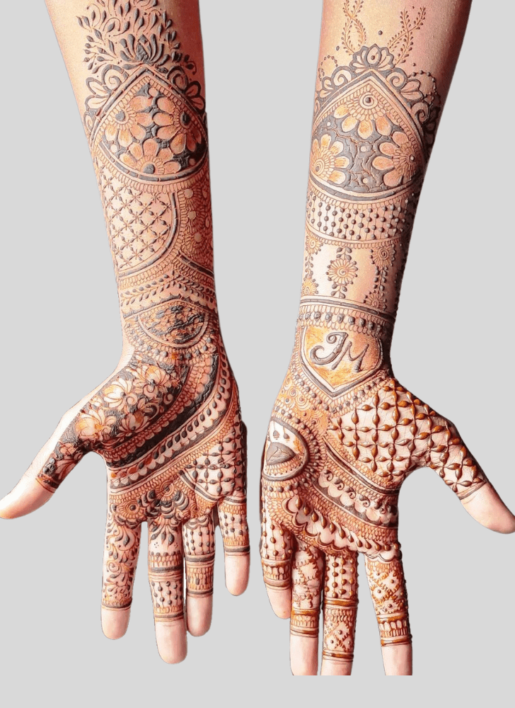 Refined Tribal Henna Design