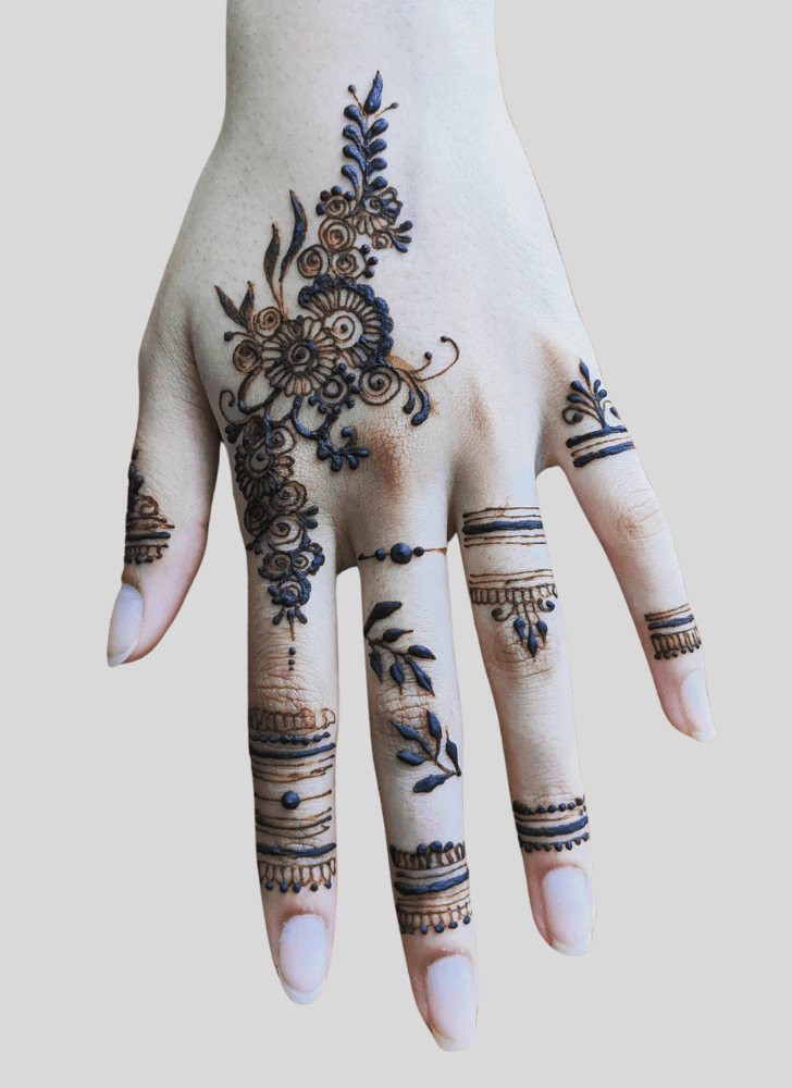 Wonderful Tribal Mehndi Design