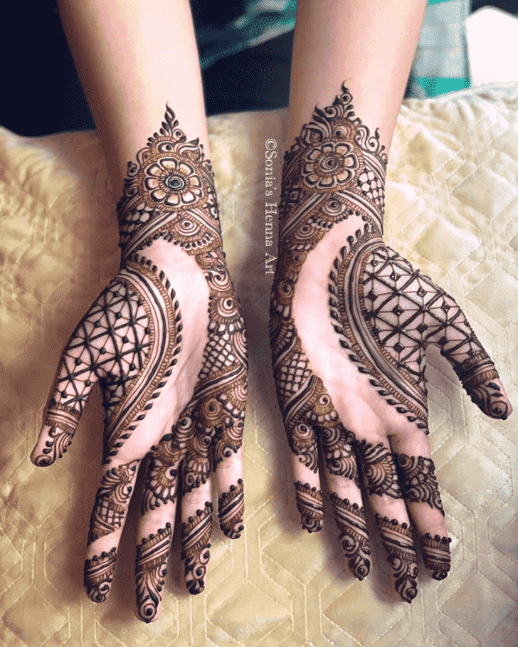 Enthralling Turkish Henna design