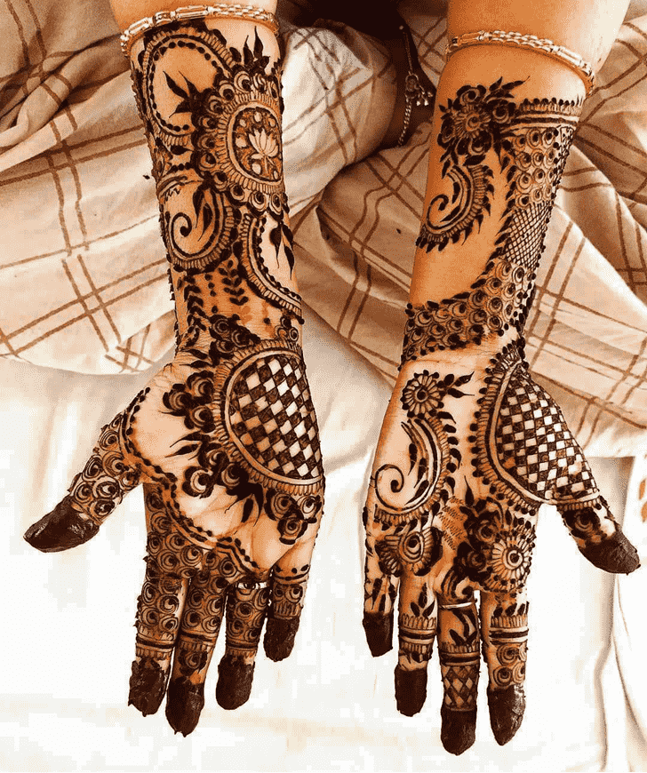 Arm Udaipur Henna Design