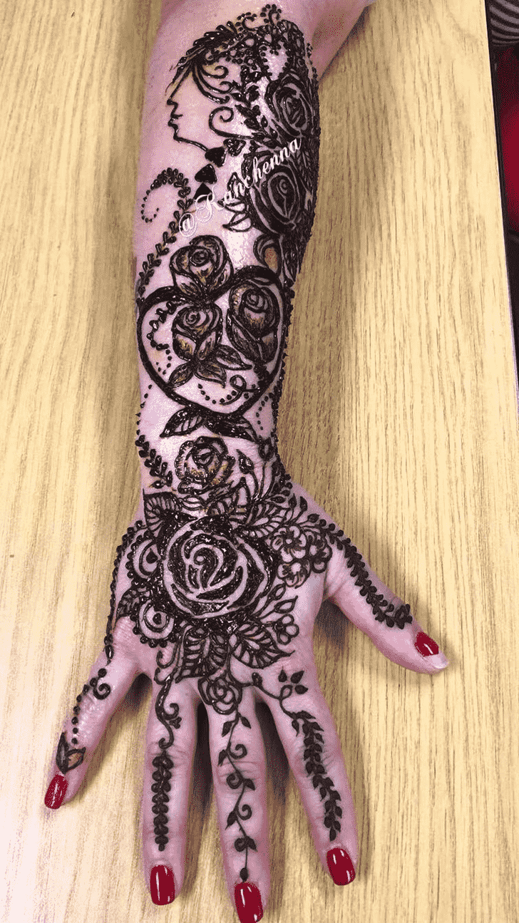 Elegant Udaipur Henna Design