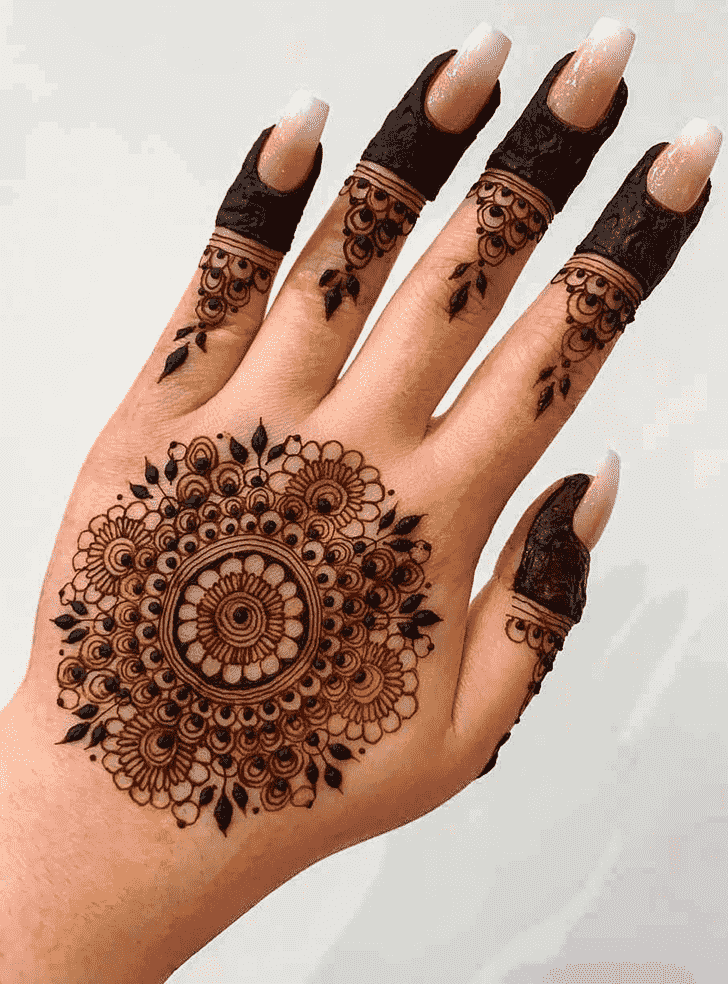 Refined Udaipur Henna Design