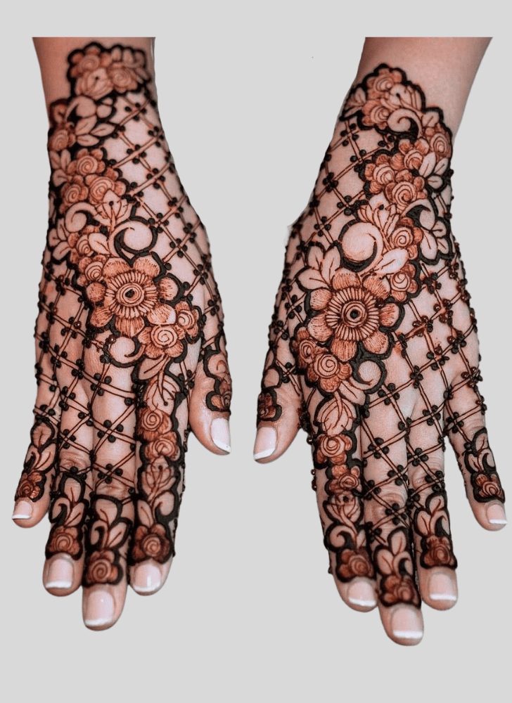 Beauteous Uttarayan Henna Design