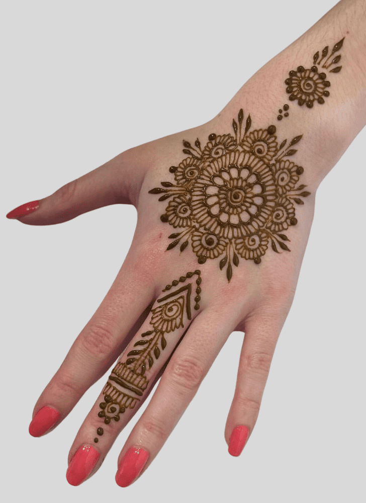 Charming Uttarayan Henna Design