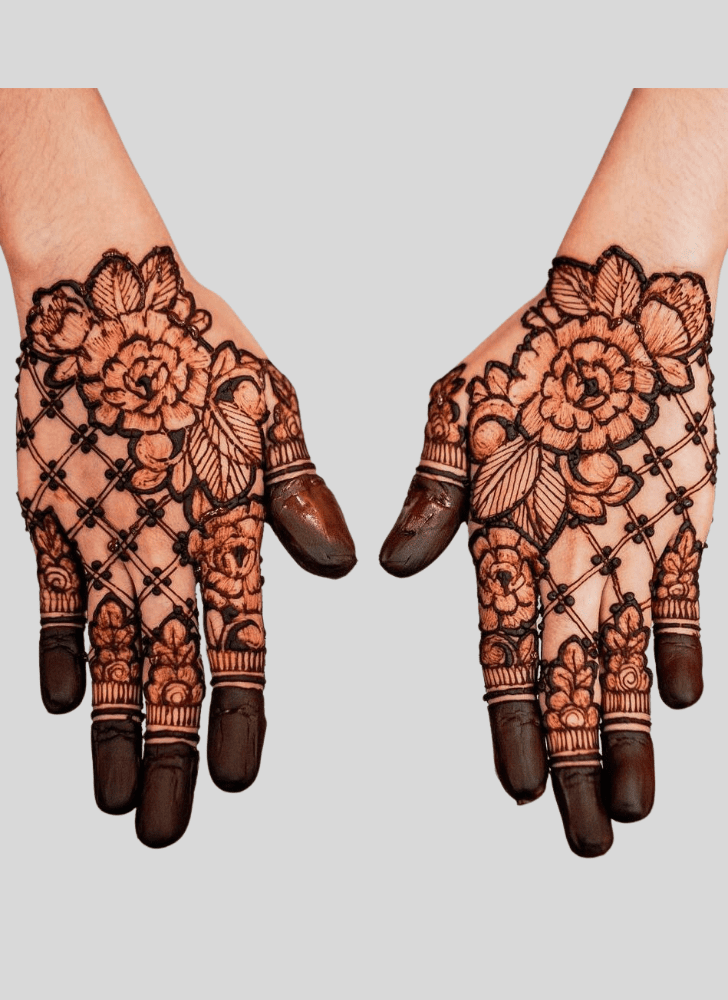 Classy Uttarayan Henna Design