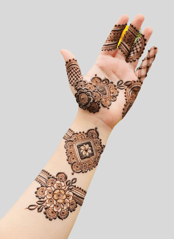 Arm Uttarayan Henna Design