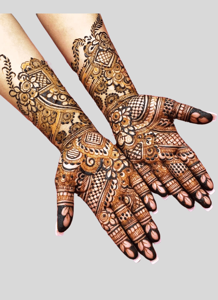 Exquisite Uttarayan Henna Design