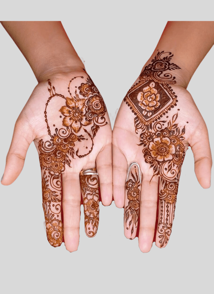 Inviting Uttarayan Henna Design