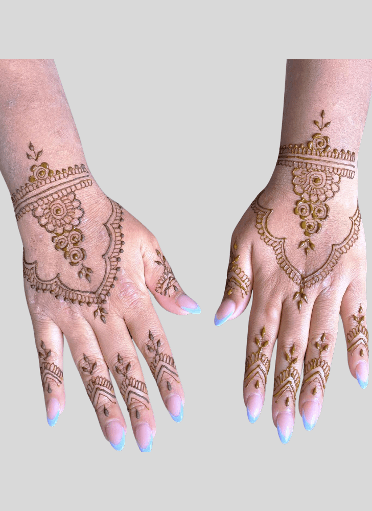 Magnetic Uttarayan Henna Design