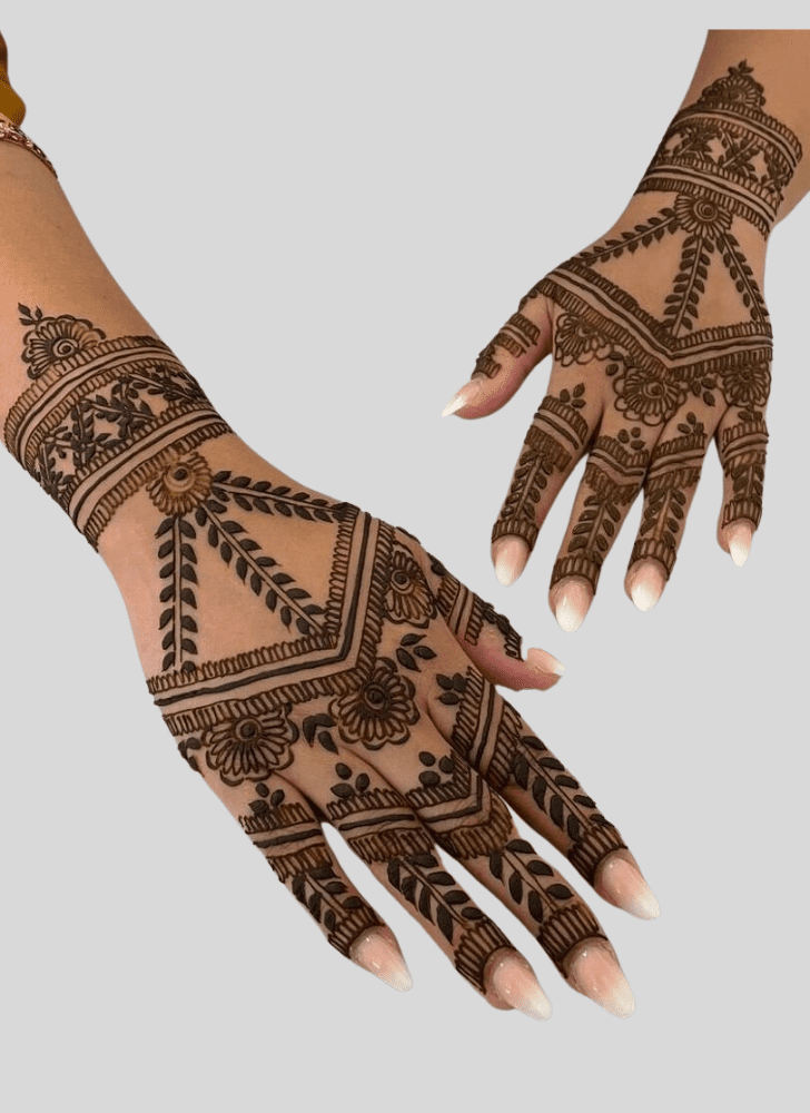 Mesmeric Uttarayan Henna Design