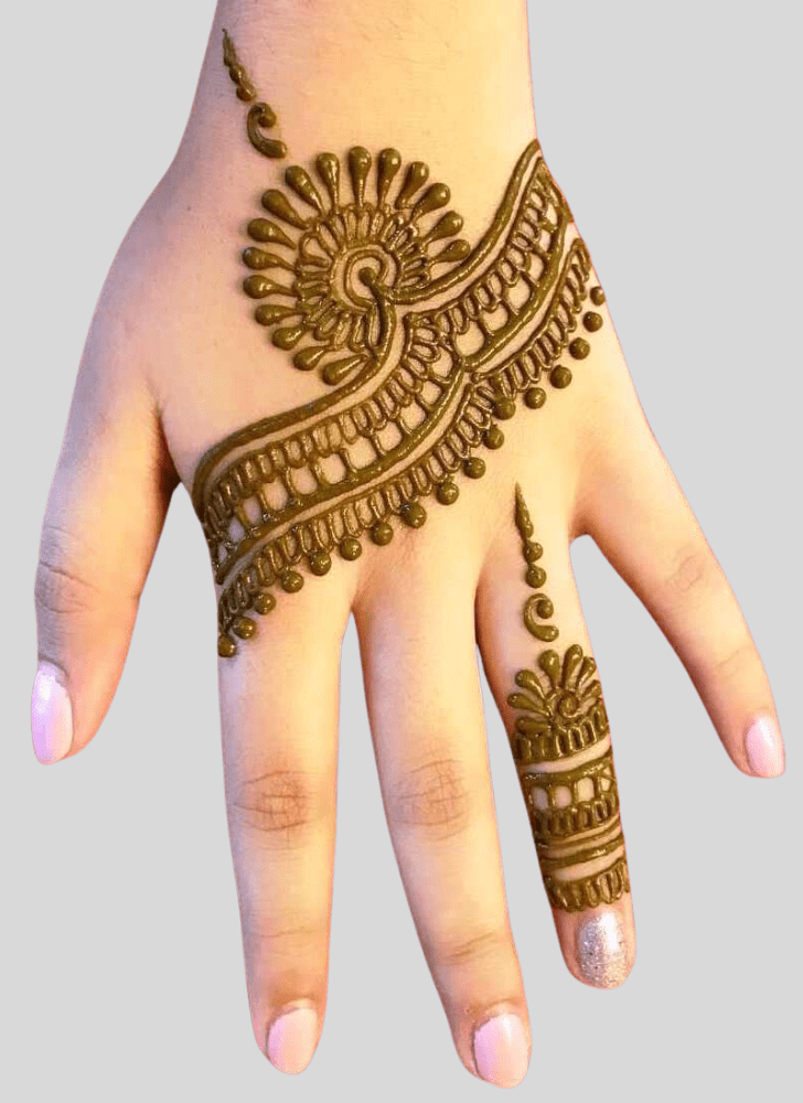 Pretty Uttarayan Henna Design