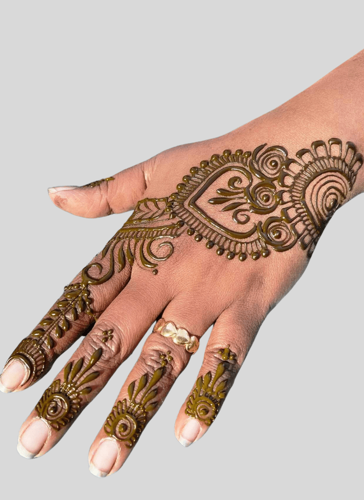 Refined Uttarayan Henna Design