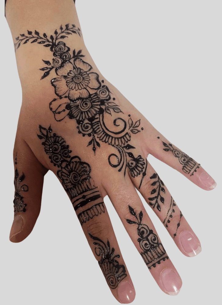 Resplendent Uttarayan Henna Design