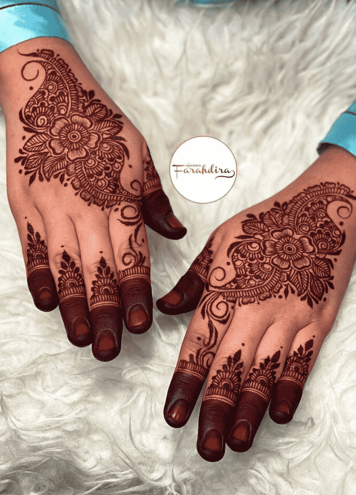 Wonderful Varanasi Mehndi Design