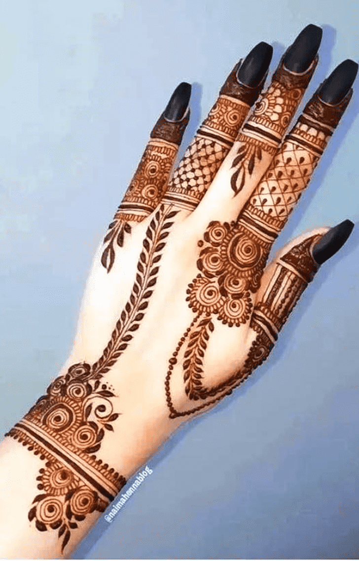 Angelic Very Simple Mehndi Design