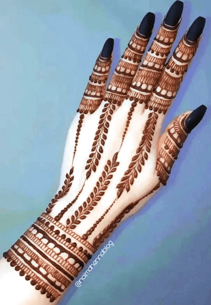 Beauteous Very Simple Mehndi Design