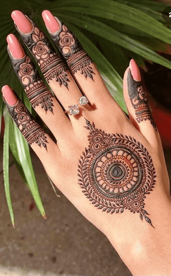 Charming Very Simple Mehndi Design