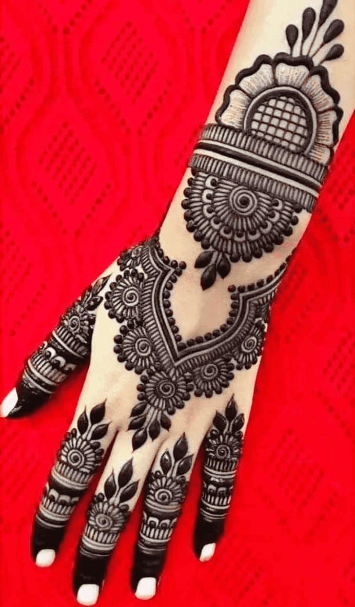 Delicate Very Simple Mehndi Design