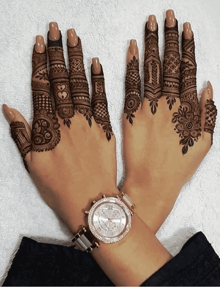 Elegant Very Simple Mehndi Design