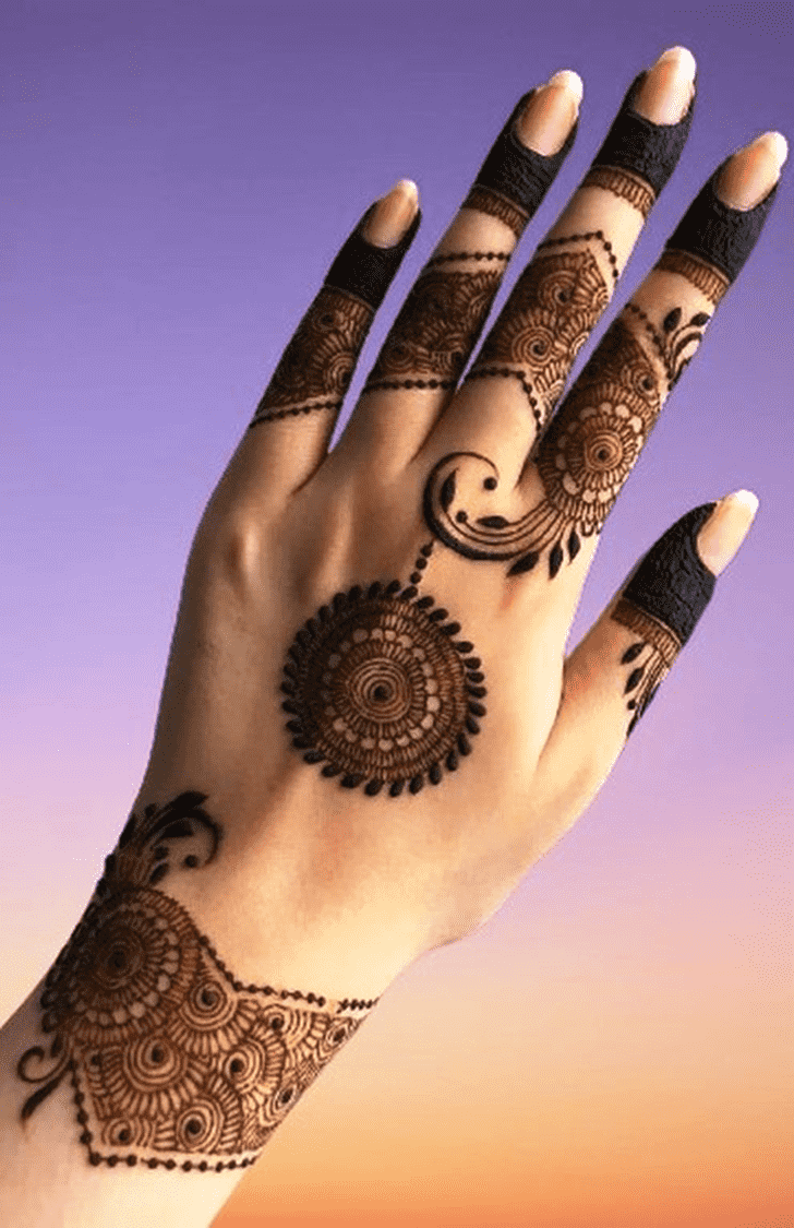 Fine Very Simple Mehndi Design