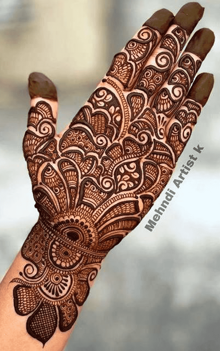 Graceful Very Simple Mehndi Design