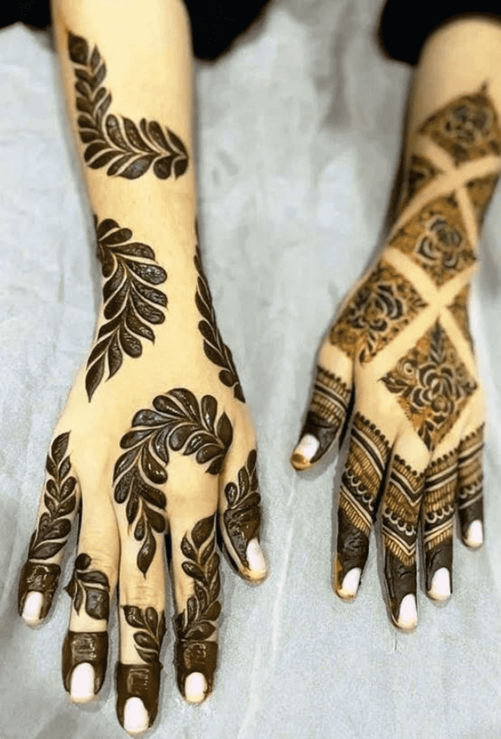 Grand Very Simple Mehndi Design