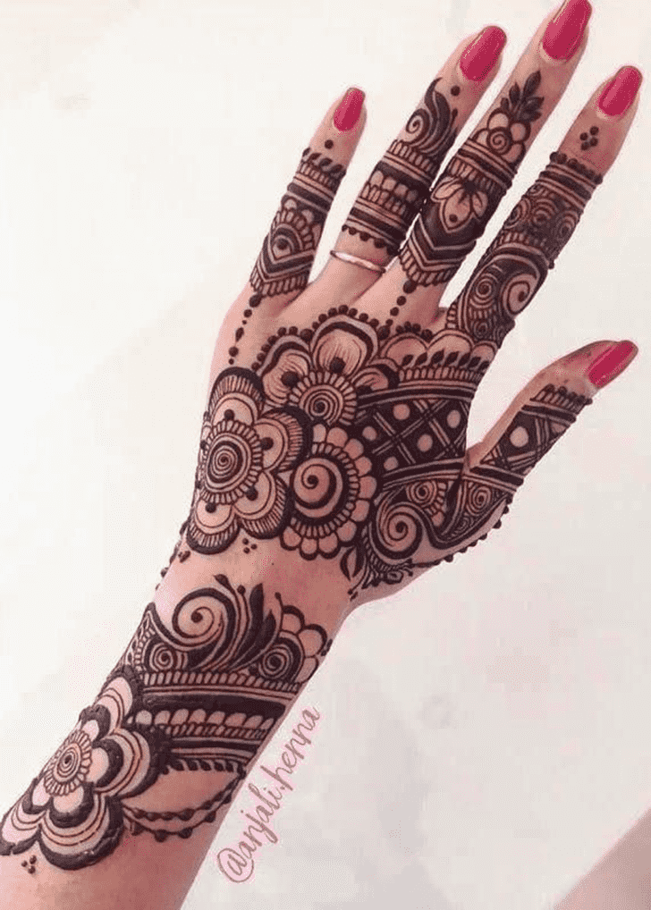 Lovely Very Simple Mehndi Design